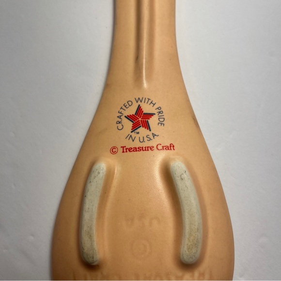 Vintage Spoon Rest Treasure Craft Ceramic Southwest 9" - Picture 3 of 8